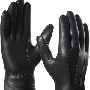 🌟𝖡𝖱𝖠𝖭𝖣 𝖭𝖤𝖶! Harssidanzar Leather Gloves for Men (100% Cashmere Lined)🌟
